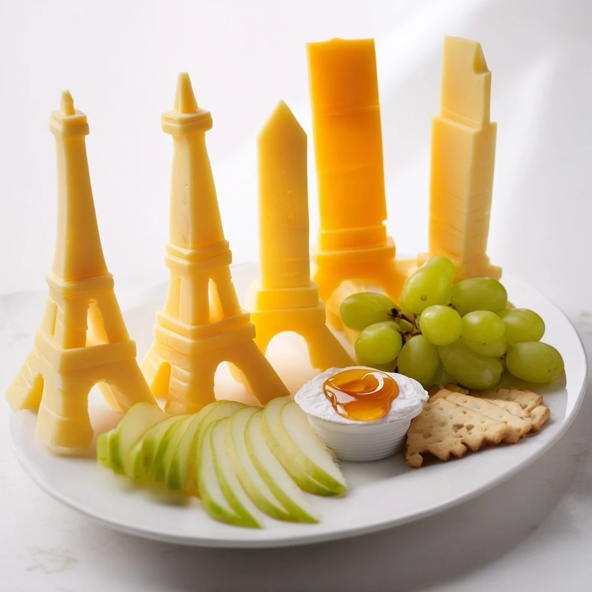 Skyline Silhouette Cheese Platter