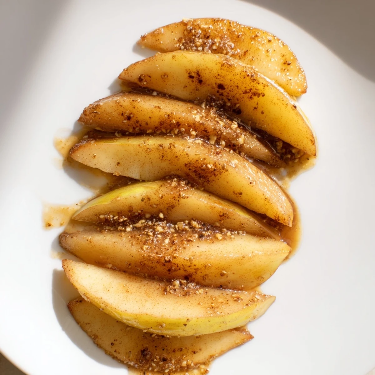 Baked Apple Slices Cinnamon