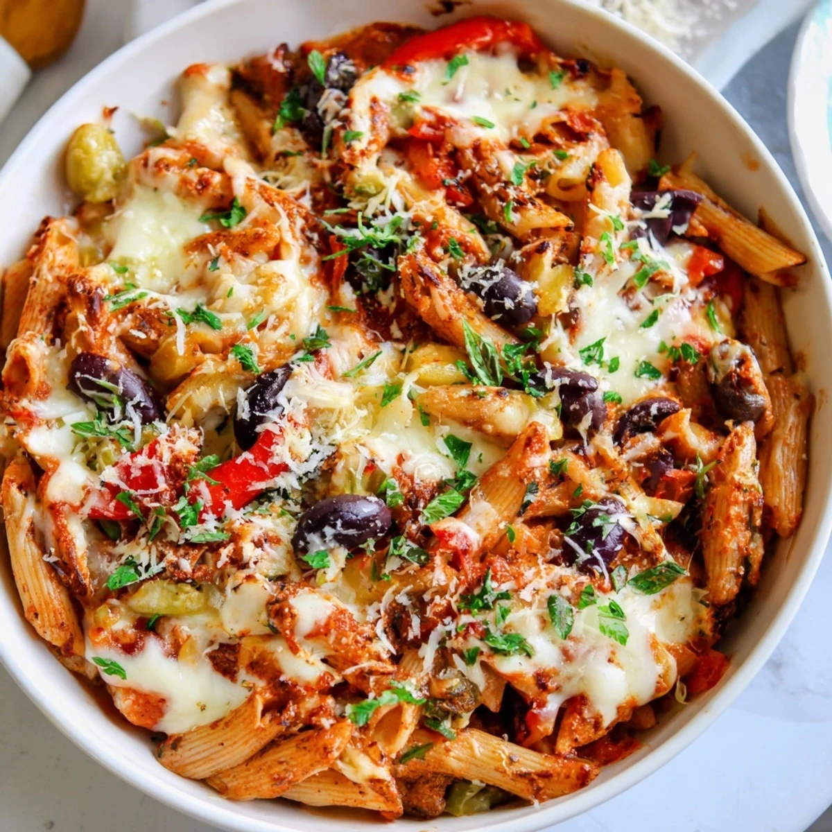 One-Pot Pizza Pasta