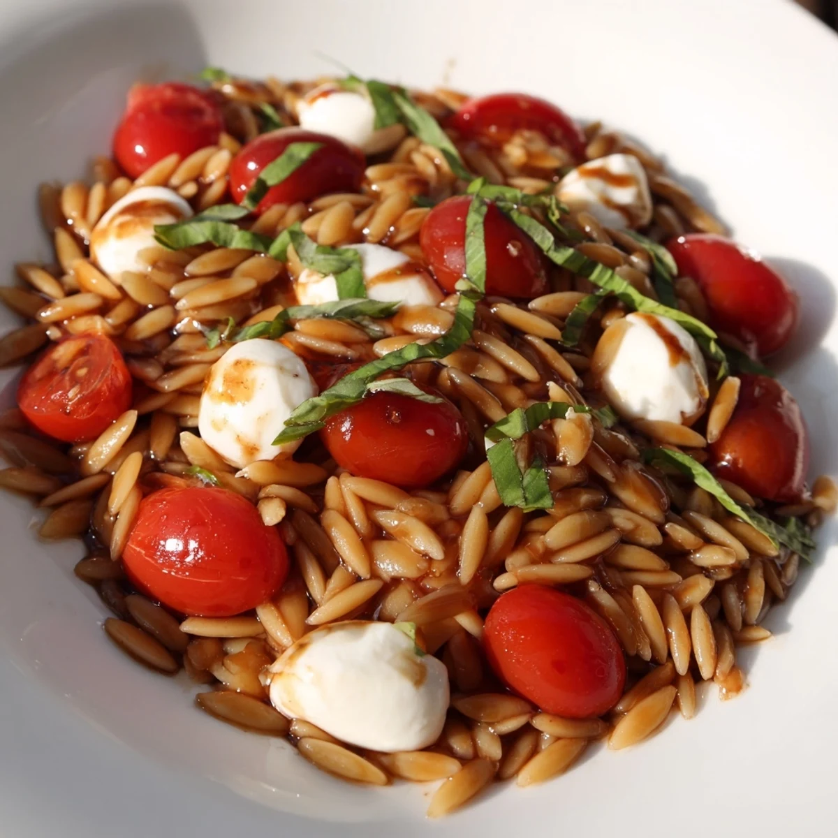Caprese Orzo Salad