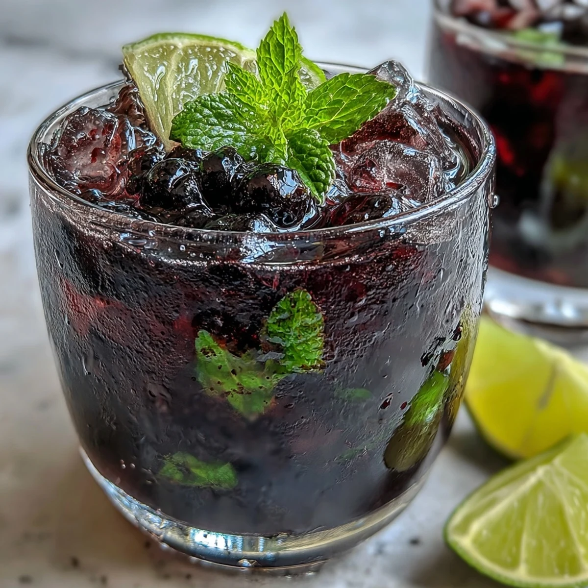 Black Currant Mojito