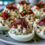 Bacon Ranch Deviled Eggs