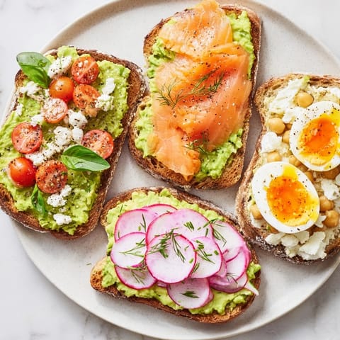 Avocado Toast Four Ways