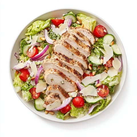 Chicken Caesar Pasta-less Bowl