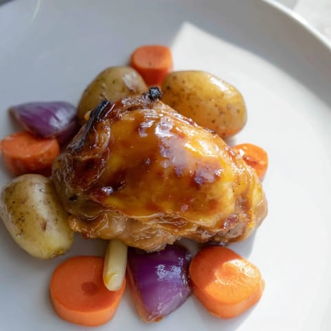 Maple Dijon Chicken Thighs