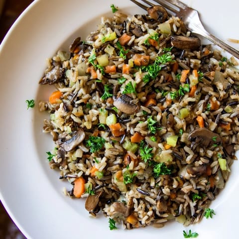 Wild Rice and Mushroom Pilaf
