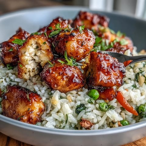One-Pan Honey BBQ Chicken Rice