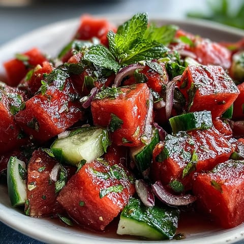 Summer Watermelon Cucumber Mint