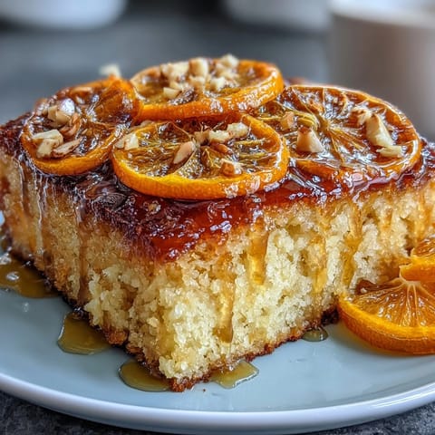 Candied Orange Almond Cake