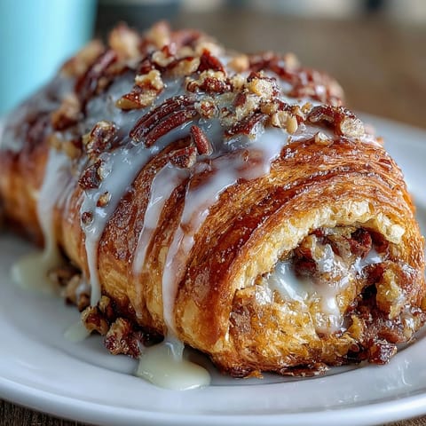 Mini Orange Rolls from Crescent Dough: golden, citrus-filled rolls with a zesty orange glaze, perfect for a quick breakfast or brunch treat.