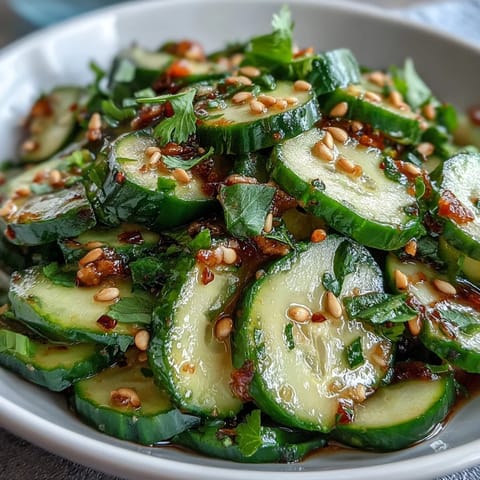 Asian Cucumber Salad Sesame