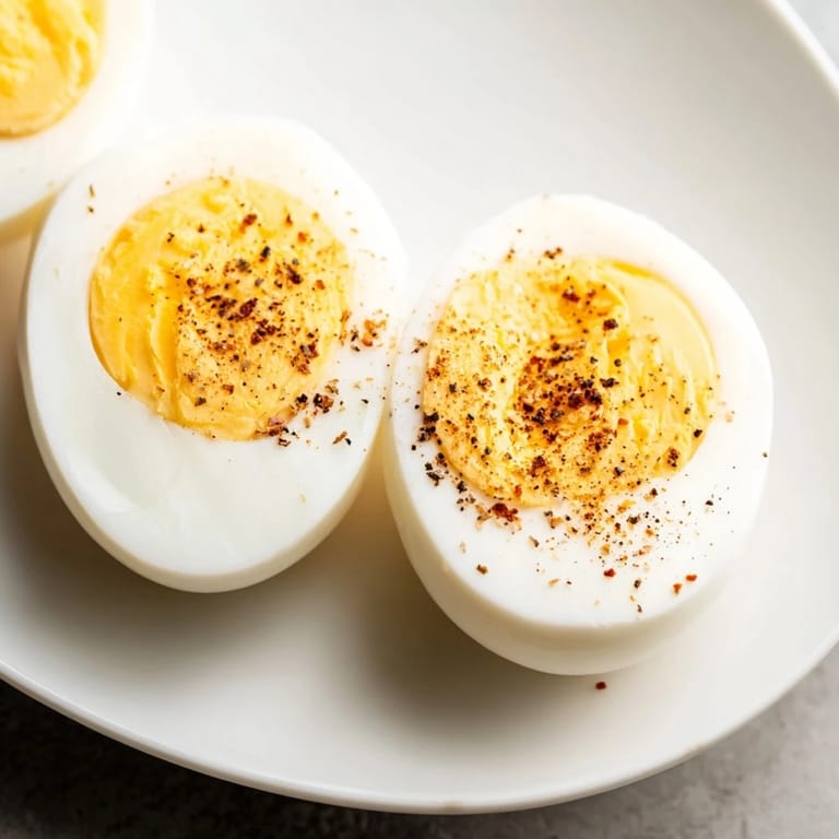 A close-up of beautifully peeled perfect hard-boiled eggs, ideal for a protein-packed snack.