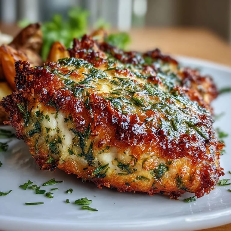 Succulent herb-crusted chicken and tender root vegetables roast together for an easy, gluten-free family meal with vibrant colors.